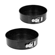 Zestaw 2 tortownic blaszanych Non-stick 26/28cm BRUNBESTE BB-1023_PROM