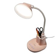 Lampka lampa biurkowa LED na biurko z organizerem regulacja jasności dotykowa TIROSS TS-2246