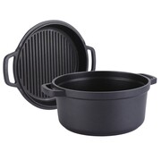 Garnek z patelnią grillową 3,3L 24cm MAESTRO MR-4124