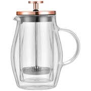 Zaparzacz do kawy/herbaty 0,35L French Press różowe złoto KLAUSBERG KB-7721