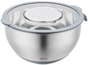 Miska kuchenna wielofunkcyjna z funkcją tarki do warzyw 24cm 5L 5 ele KINGHOFF KH-1862