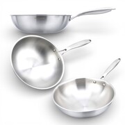 Wok patelnia głęboka stalowa 28CM indukcja MASTERPAN MP-2398