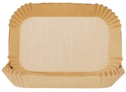Wkłady papierowe do frytkownicy prostokątne 22x14x4.5cm 100 sztuk KLAUSBERG KB-7783