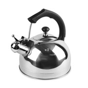 Czajnik stalowy z gwizdkiem na gaz indukcję 3.0L MAESTRO czarny uchwyt MR-1308-BLACK
