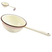 Cedzak emaliowany 18cm z uchwytem tonca ORION
