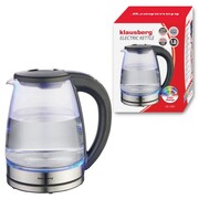 Czajnik elektryczny z regulacją temperatury szklany 1.8L KLAUSBERG KB-7887