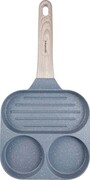 Patelnia marmurkowa 3 w 1 do jajek naleśników placków pancake grill 18cm SZARA KLAUSBERG KB-7817