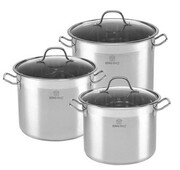 Zestaw garnków KINGHOFF 6 ele. 11l/ 9l/ 7L KH-4313