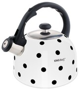 Czajnik emaliowany w groszki KINGHOFF 2.6L KH-1053