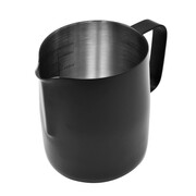 Dzbanek do spieniania mleka mlecznik METAL czarny dzbanuszek na mleko 350ml BRUNBESTE BB-2209