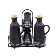 Ceramiczny zestaw do przypraw 5-ele MAESTRO Eco Style MR-20029-04S