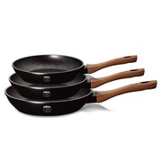 Zestaw patelni 3 ele. 20/24/28 cm BERLINGER HAUS Ebony Rosewood BH-1727