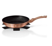 Patelnia z powłoką granitową 30cm BERLINGER HAUS Metallic Rosegold Line BH-1511-N