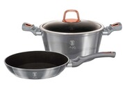 Zestaw garnek + patelnia tytanowa BERLINGER HAUS Moonlight BH-6019