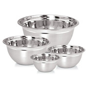Zestaw 4 misek kuchennych (18,20,24,26 cm), stal nierdzewna, KINGHOFF KH-2059