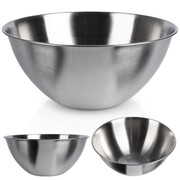 Miska kuchenna metalowa stalowa srebrna 21.5cm 1.9L VILDE 259639