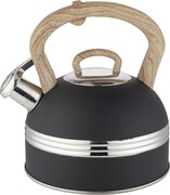 Czajnik na gaz indukcję metalowy z gwizdkiem 2.8L czarny mat BLUBERG BBG-2832
