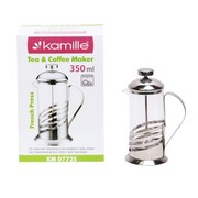 Zaparzacz szklany do herbaty kawy 350ml tłokowy french press KAMILLE KM-0772S