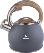 Czajnik stalowy z gwizdkiem tradycyjny indukcja szary mat 2.5L BLUBERG BBG-2802-GR