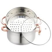 Zestaw garnków do gotowania na parze 24cm 3 ele. Parowar KLAUSBERG KB-7734