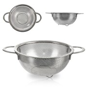 Cedzak kuchenny z uchwytami durszlak stalowy sitko ANETT 16.5cm ORION 124476
