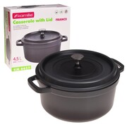 Garnek brytfanna z pokrywką 4.5L KAMILLE KM-4457