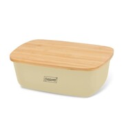 Chlebak z deską do krojenia kremowy MAESTRO MR-1776-IVORY