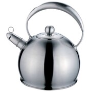 Czajnik stalowy z gwizdkiem na gaz indukcję kulka 3L srebrny MAESTRO MR-1330