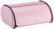 Chlebak stalowy duży 44cm matowy różowy KINGHOFF KH-1868