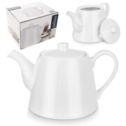 Dzbanek porcelanowy do zaparzania herbaty kawy ziół biały 2L ORION 156005