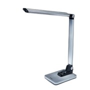 Lampka biurkowa nocna LED na biurko regulacja jasności dotykowa srebrna TIROSS TS-2240