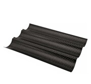 Forma blacha do pieczenia bagietek półbagietek na 3 bagietki metalowa BLUBERG BBG-2002