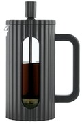 Zaparzacz do herbaty kawy szklany French Press 350 ml czarny KLAUSBERG KB-7741