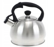 Czajnik stalowy na gaz 1.8L, indukcja, srebrny, KRISBERG KS-2600