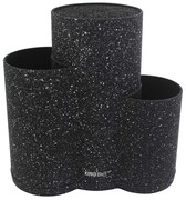 Uniwersalny blok stojak do noży 3w1 KINGHOFF KH-1561 czarny