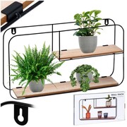 Półka ścienna na ścianę metalowa 52x10.5x29cm TRENDS4YOU 568124