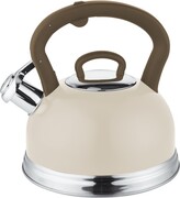 Czajnik na gaz indukcję metalowy z gwizdkiem 2.8L beżowy matowy BLUBERG BBG-2830