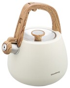Czajnik stalowy na gaz 2.5L indukcja kremowy matowy KLAUSBERG KB-7775