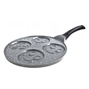 Patelnia do naleśników placków 26cm 4 smileys ZILNER ZL-2420