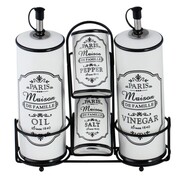 Ceramiczny zestaw do przypraw 5-ele MAESTRO PARIS MAISON MR-20030-04s