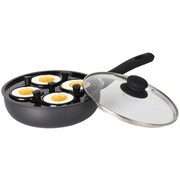 Patelnia marmurowa z wkładem do jajek 20cm KINGHOFF KH-1806