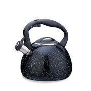 Czajnik stalowy z gwizdkiem na gaz indukcję 2.5L czarny marmurek MAESTRO MR-1310