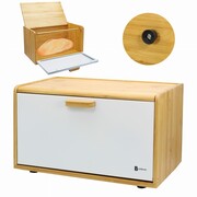 Chlebak bambusowy pojemnik na pieczywo BRUNBESTE BB-4255 Biały