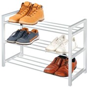 Półka na buty metalowa trzypoziomowa BIAŁA stojak regał organizer BRUNBESTE BB-3541