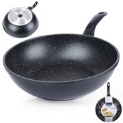 Patelnia głęboka wok granitowa nieprzywierająca indukcja GRANDE 30 cm ORION 112968