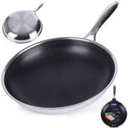 Patelnia stalowa ze stali nierdzewnej NON-STICK indukcja COOKCELL 28 cm ORION 112982