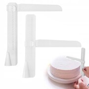 Regulowany skrobak wygładzacz do kremu tortu BRUNBESTE BB-3101