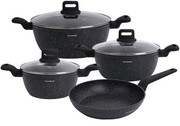 Komplet garnków z marmurkową powłoką nieprzywierającą 7-ele KLAUSBERG KB-7674