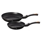 Zestaw 2 patelni granitowych 22/26cm BERLINGER HAUS Black Rose BH-1644-NF