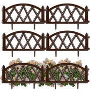 Płotek ogrodowy brązowy 50x30cm 6 szt. VILDE 351006-B